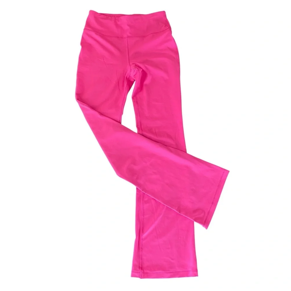 Athleta Girl Pink High Rise‎ Chit Chat Flare Pant Size XL/14